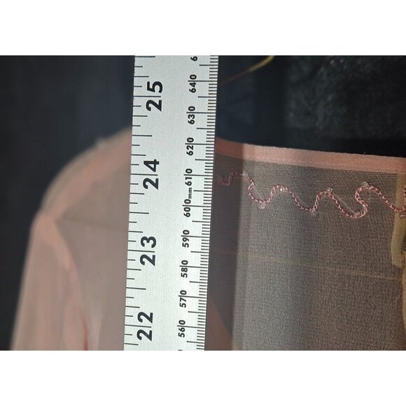 Vintage Inspired Sheer Pink Embroidered Boho Blouse - Picture 4 of 9